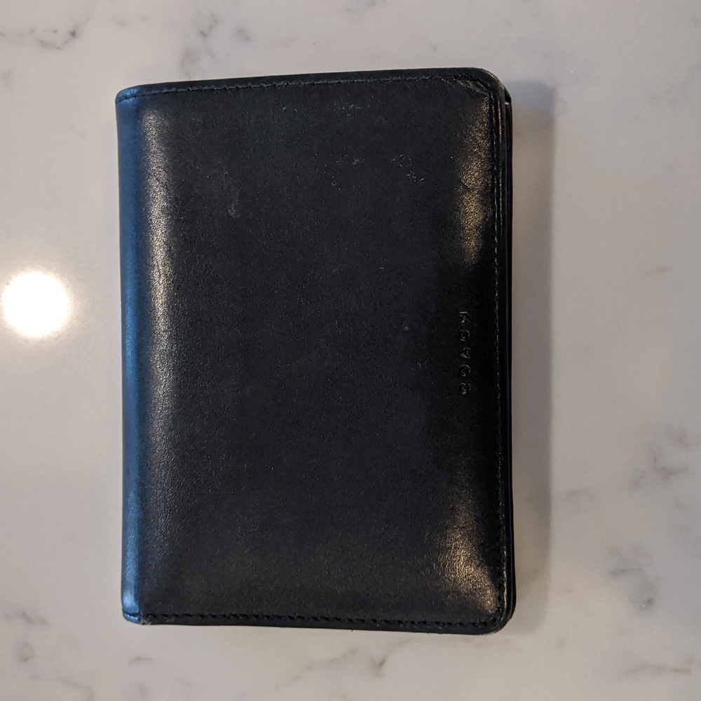 Vintage Black Leather Coach Wallet